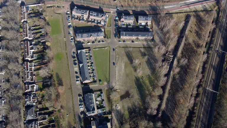 Het nu nog lege deel van het Isabellaveld in Vught 