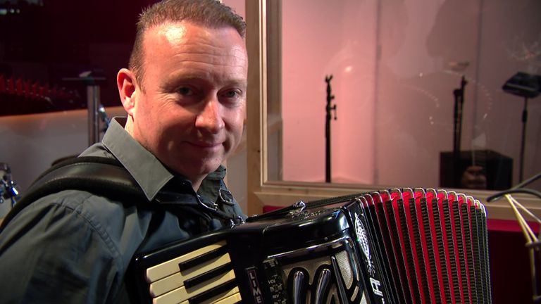 Muziek hielp Manfred er bovenop (foto: Erik Peeters).