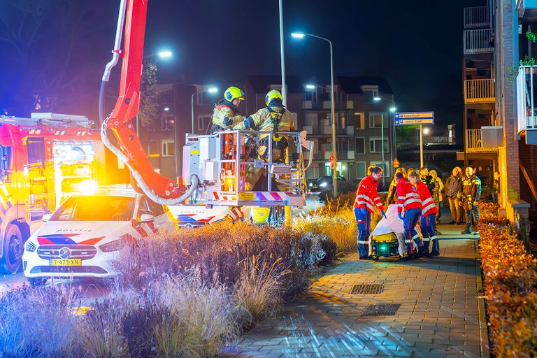 Ook de politie werd ingeschakeld (foto: Gabor Heeres/SQ Vision).