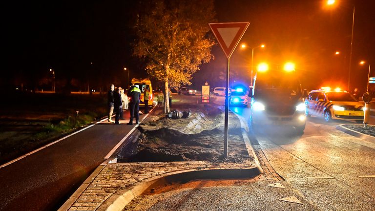 De plaats waar het ongeluk gebeurde is kort geleden opnieuw ingericht (foto: Rico Vogels/SQ Vision).