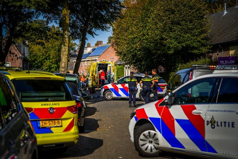 Het ongeluk gebeurde op de Beekstraat in Nuenen (foto: SQ Vision).