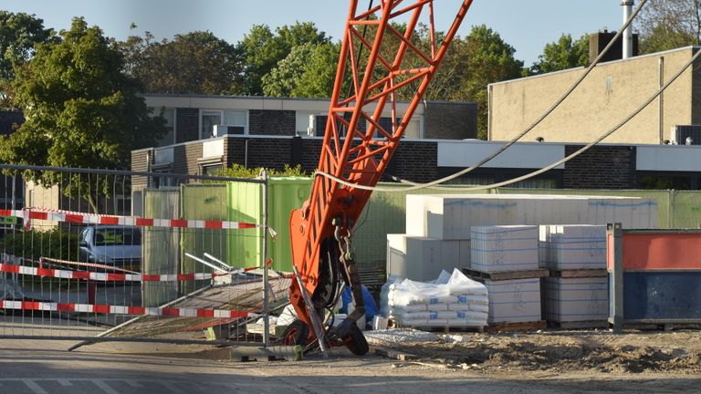 Bij het ongeluk in Etten-Leur is niemand gewond geraakt (foto: Perry Roovers/SQ Vision).