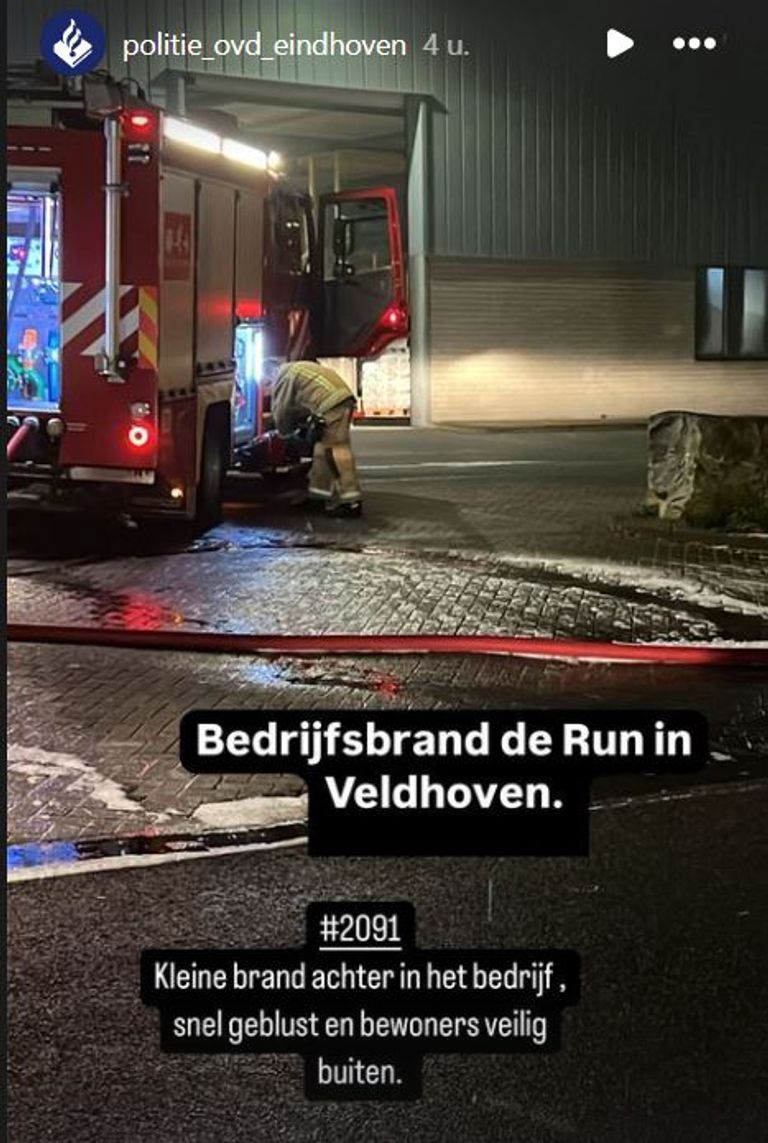 Foto: Instagram politie ovd Eindhoven