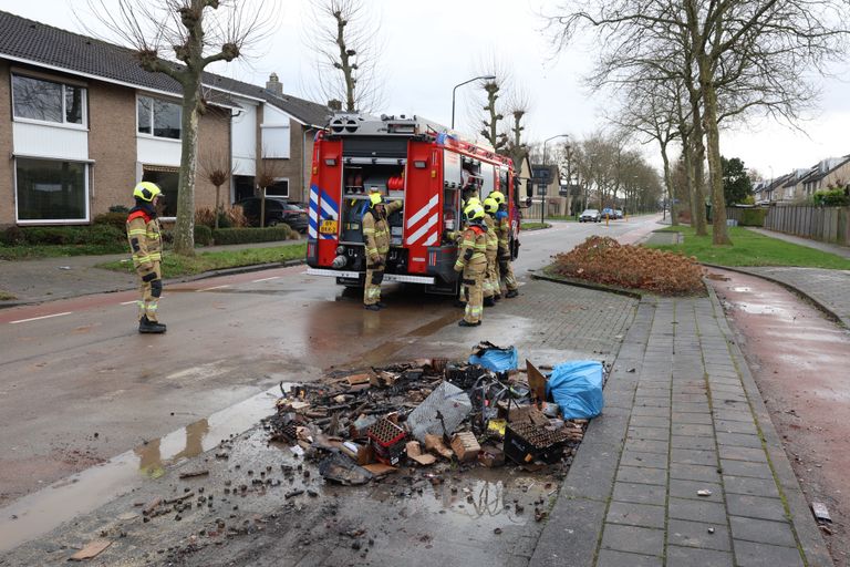 De natte troep die resteerde (foto: Sander van Gils/SQ Vision).