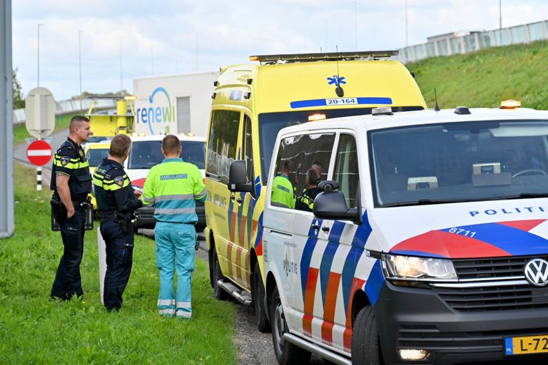 Politie en ambulance werden gealarmeerd (foto: Tom van der Put/SQ Vision).