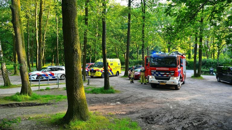 Politie, ambulance en brandweer kwamen in actie (foto: Rico Vogels/SQ Vision Mediaprodukties).