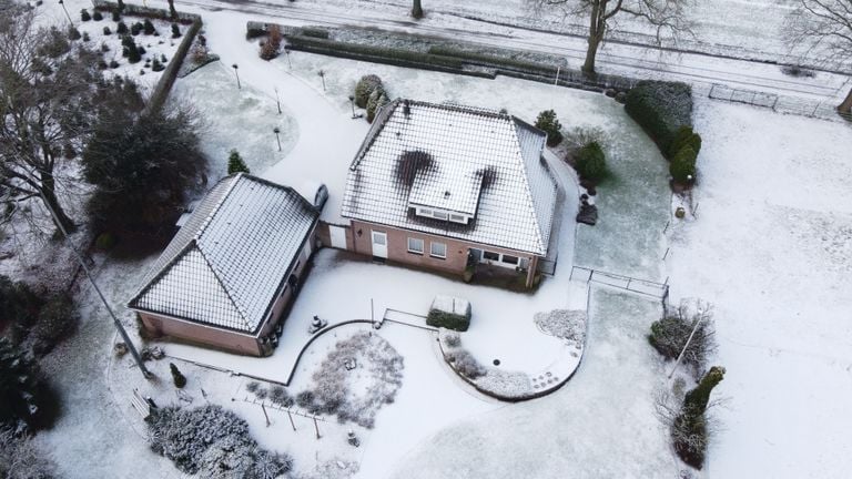 Een winterwonderland in Heesch (foto: Peter Bergmans).