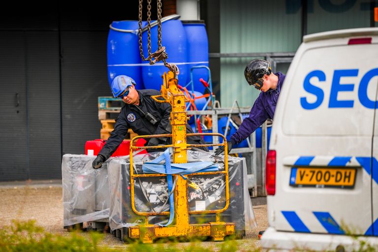 Hoe de materialen op de vijfde etage zijn terechtgekomen, is een raadsel (foto: SQ Vision).