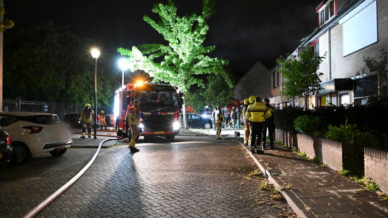 Een aantal mensen moest worden geëvacueerd (foto: Perry Roovers/SQ Vision).