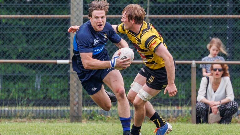 Daan van der Avoird als speler van RC 't Gooi (foto: Jan Kruijdenberg/Orange Pictures)