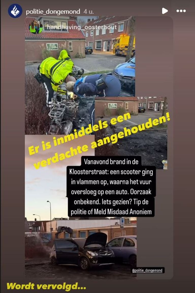 Foto: Instagram politie Dongemond.