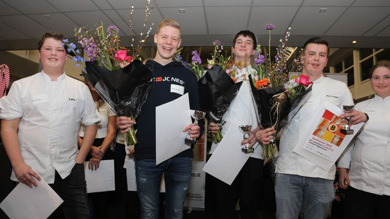 De winnaars in de categorie student mbo. (Foto: Karin Kamp)