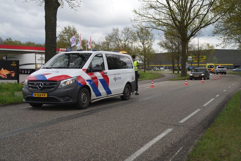 De politie zette een deel van de weg af (foto: WdG/SQ Vision Mediaprodukties).