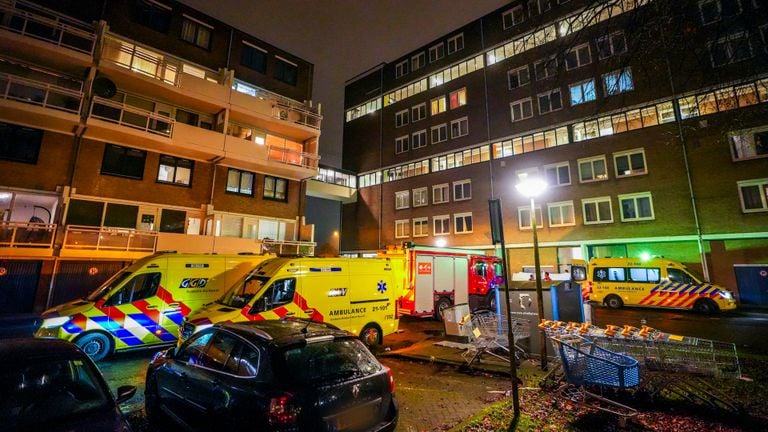 Er werden veel hulpdiensten ingezet (foto: SQ Vision).