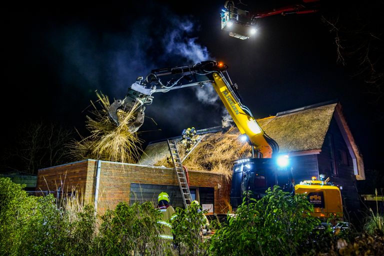 Een deel van het riet wordt verwijderd (foto: SQ Vision).