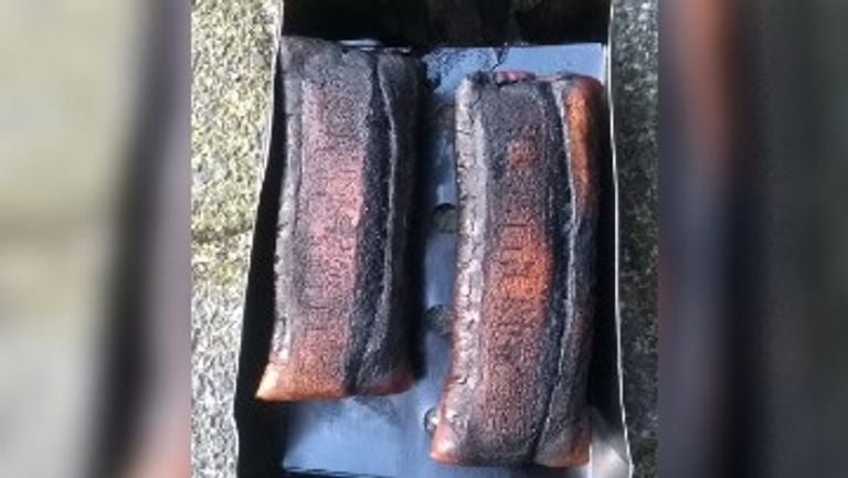 Twee verbrande worstenbroodjes, foto ter illustratie (foto: Martin Milicevic).