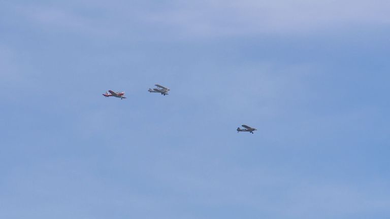 Herdenkingsvlucht vanaf Seppe International Airport