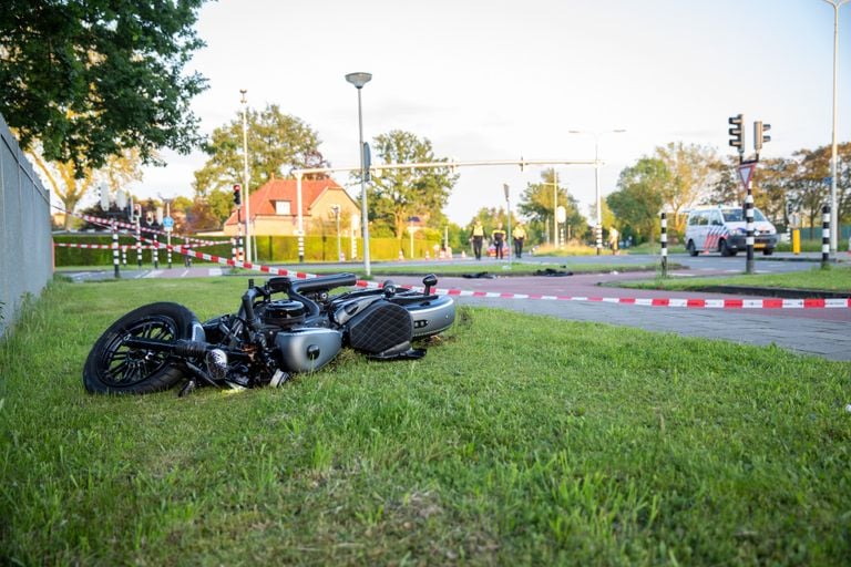 De beschadigde motor (foto: Christian Traets).