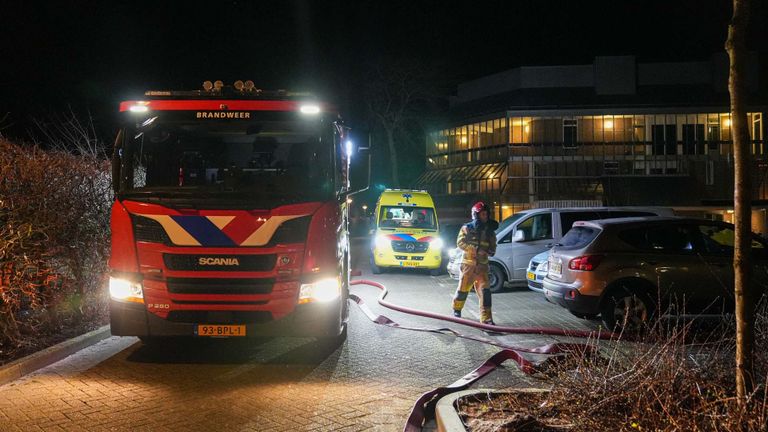 Brandweer en ambulance werden ingeschakeld (foto: Harrie Grijseels/SQ Vision Mediaprodukties).