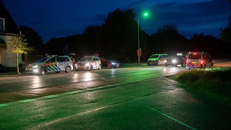 Politie rukte fors uit na de melding (foto: Christian Traets/SQ Vision Mediaprodukties).