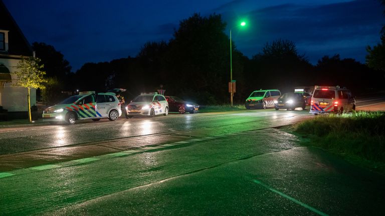 Politie rukte fors uit na de melding (foto: Christian Traets/SQ Vision Mediaprodukties).