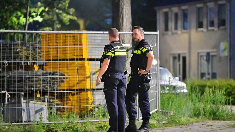 Woningoverval in Bladel (Foto: Rico Vogels/SQ Vision.). 