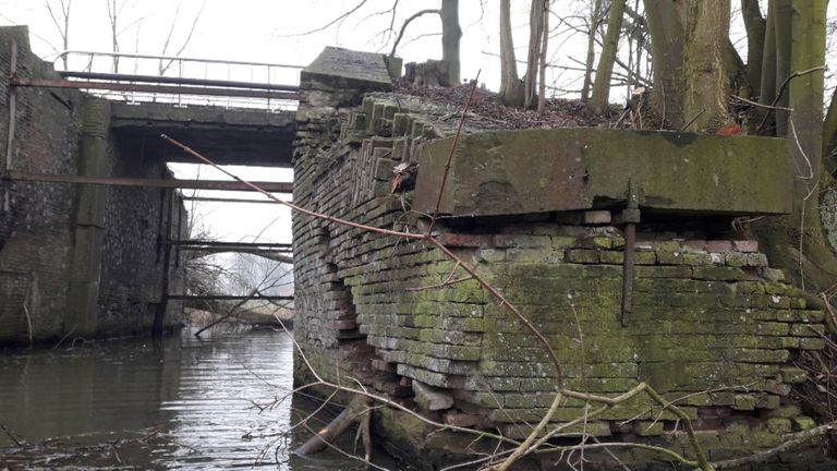 De Doeverensche Sluis voor de restauratie (Foto: NEBEST) 