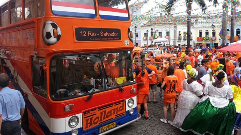 Het WK in Zuid-Afrika in 2010 (foto: Oranjefans.nl).