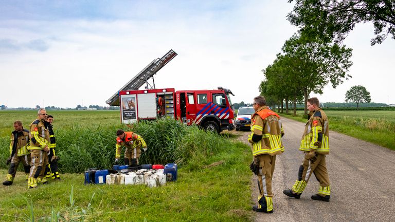 De plek aan de Kruissteeg waar de vaten werden ontdekt (foto: Jurgen Versteeg/SQ Vision Mediaprodukties).