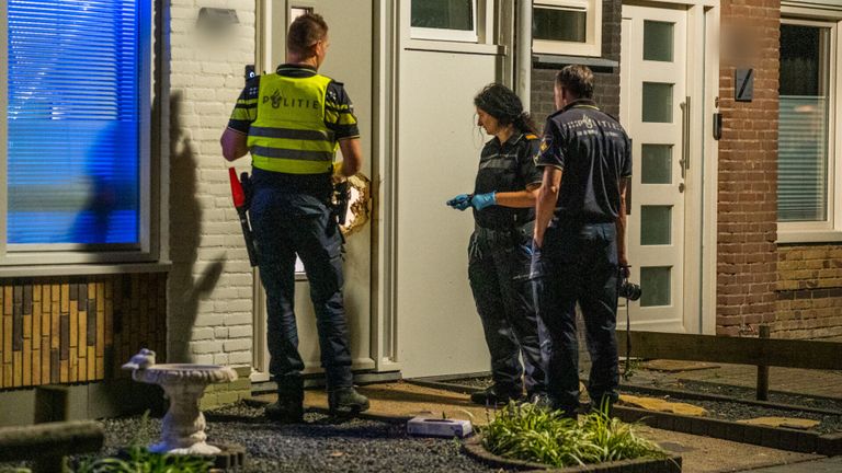 De explosie in Deurne vond rond tien uur zaterdagavond plaats (foto: Dave Hendriks/SQ Vision).