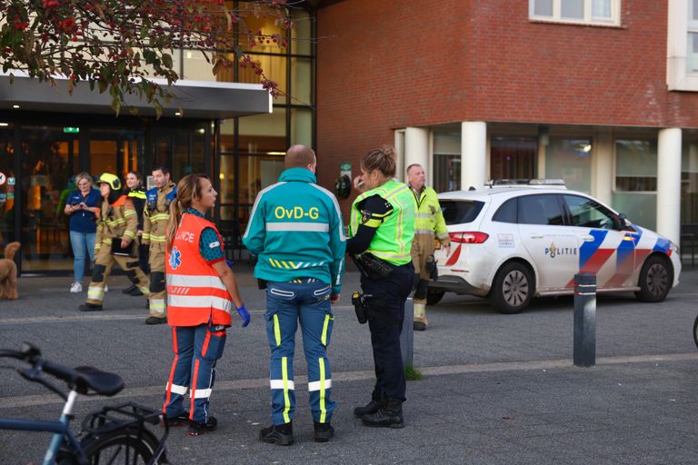 Ook de politie werd ingeschakeld (foto: Sander van Gils/SQ Vision).