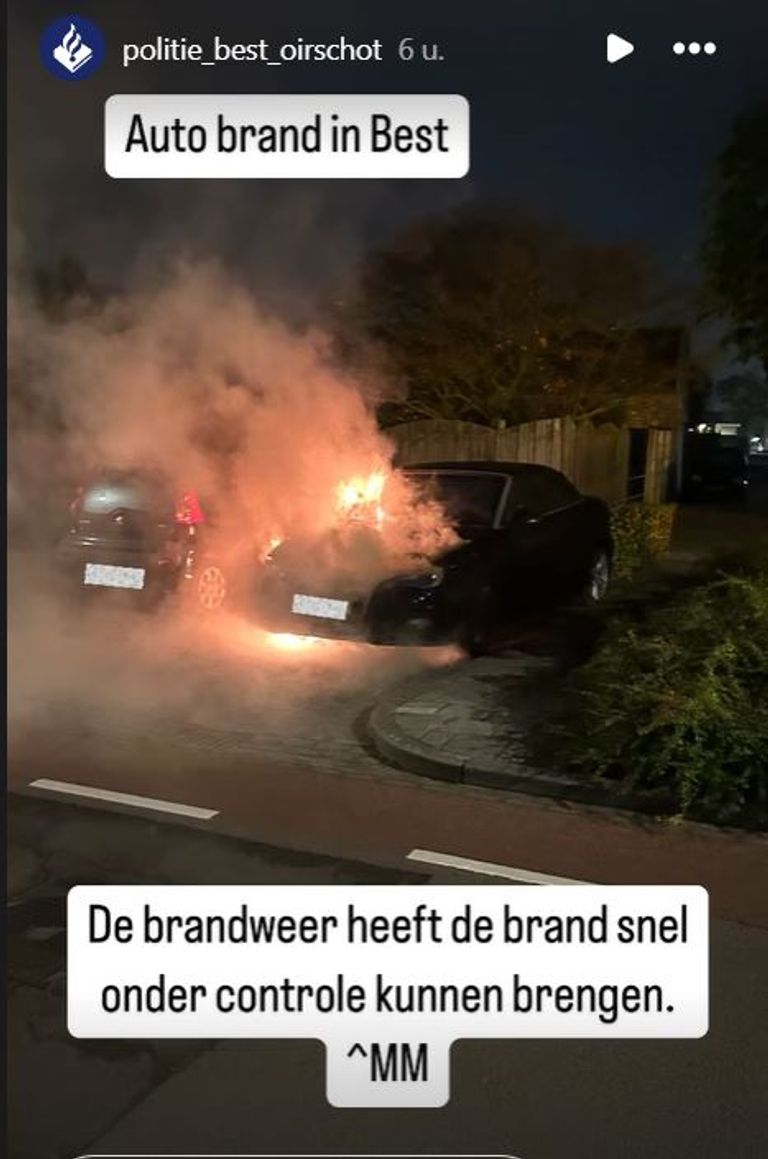 Foto: Instagram politie Best-Oirschot