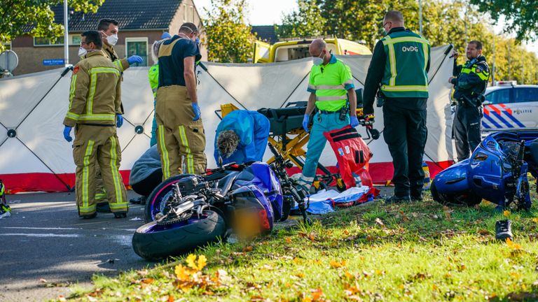 Hoe het ongeluk in Eindhoven kon gebeuren, wordt onderzocht (foto: Dave Hendriks/SQ Vision).