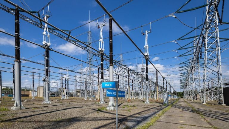 Een 380.000 volt station in Eindhoven (Foto: TenneT).