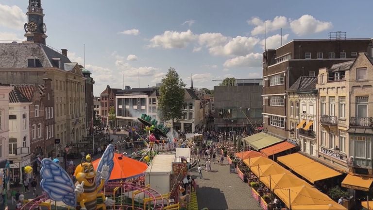 De kermis in Den Bosch (foto: Omroep Brabant).