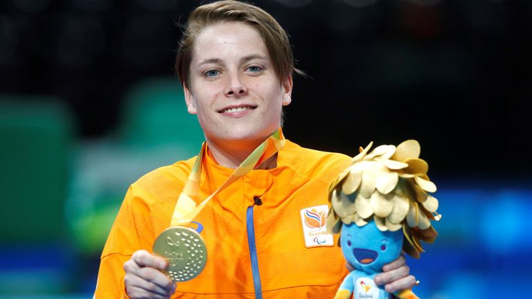 Kelly van Zon met jaar gouden medaille in Rio