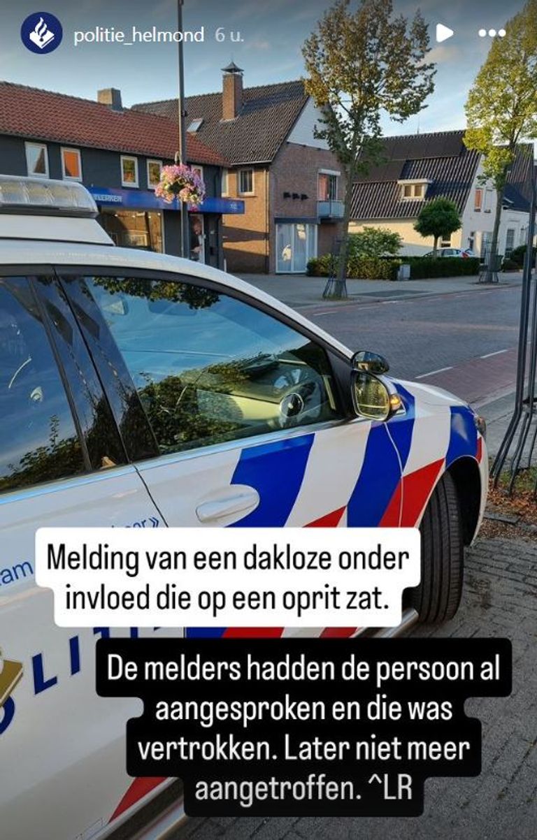 Foto: Instagram politie Helmond