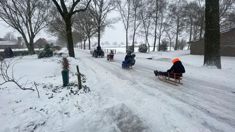 winterse sferen in Biezenmortel