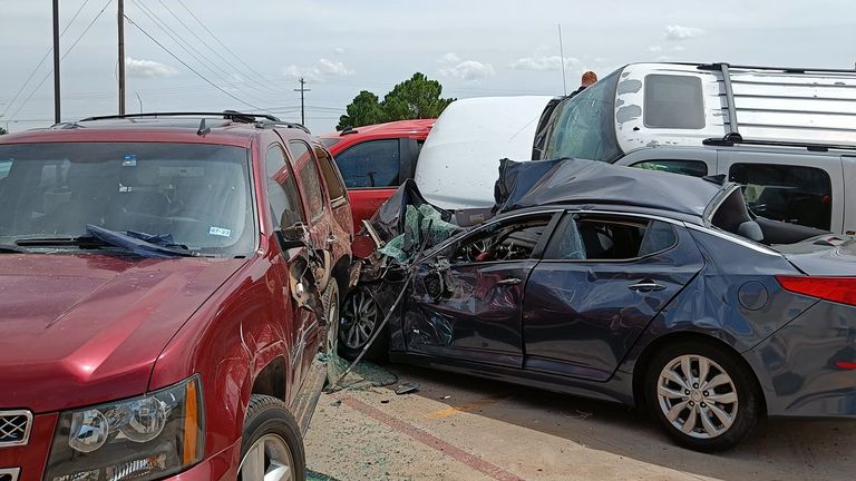 De ravage na de crash was enorm (foto: Maarten Brink).