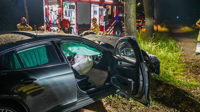 Volgens getuigen zou er in Heeze 'met enorme snelheid' gereden zijn (foto: Dave Hendriks/SQ Vision).