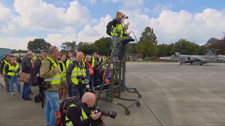 Het was eerder deze week al dringen geblazen voor de mooiste foto (foto: Jan Peels)