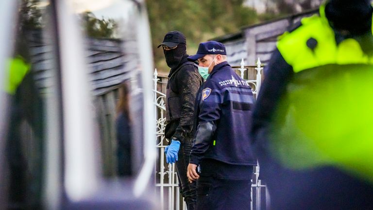 Enkele agenten waren onherkenbaar (foto: SQ Vision Mediaprodukties).