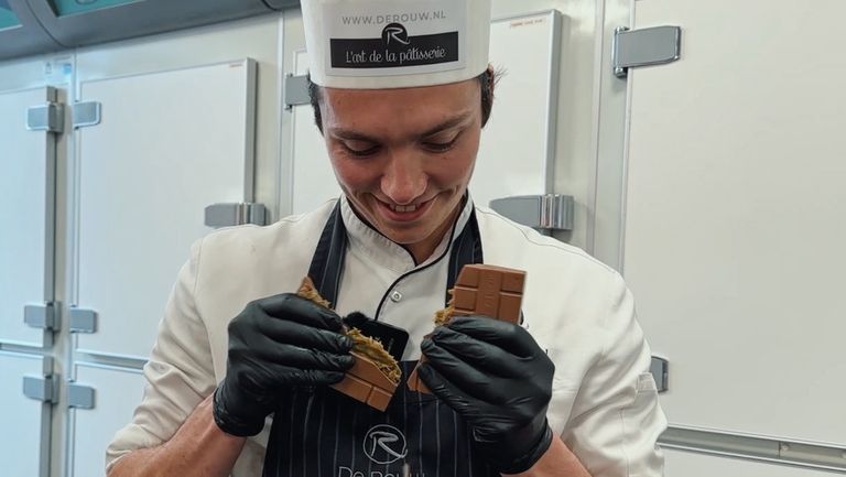 Niels met zijn TikTok-reep (Foto: Omroep Brabant).