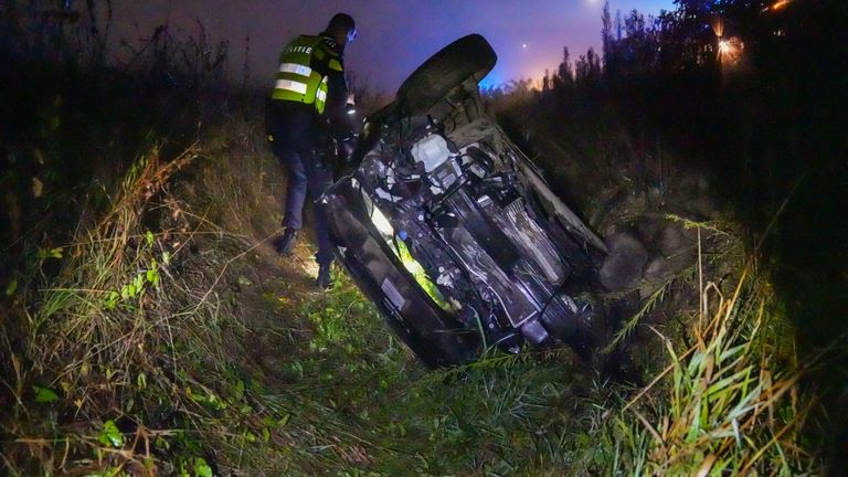 Bij het ongeluk op de N270 was geen ander verkeer betrokken (foto: Harrie Grijseels/SQ Vision).