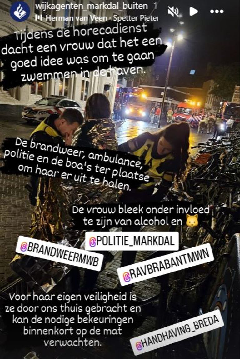 Foto: Instagram wijkagenten Markdal-buiten