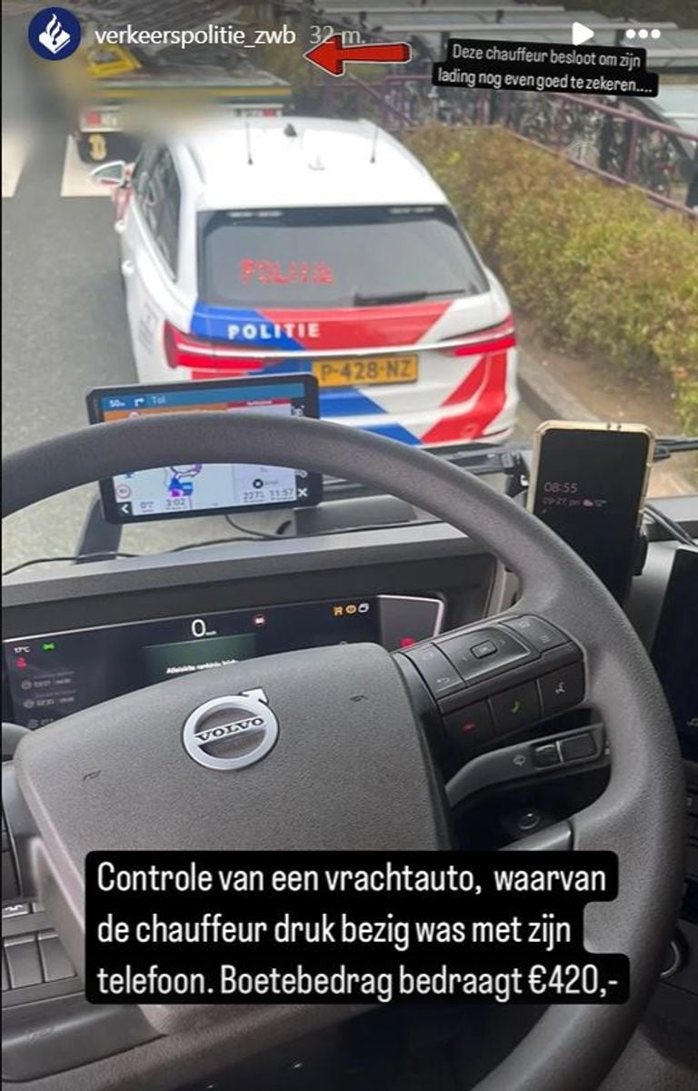 Foto: Instagram politie Zeeland-West-Brabant