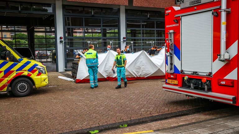 Het slachtoffer is zwaargewond (foto: Sem van Rijssel/SQ Vision).