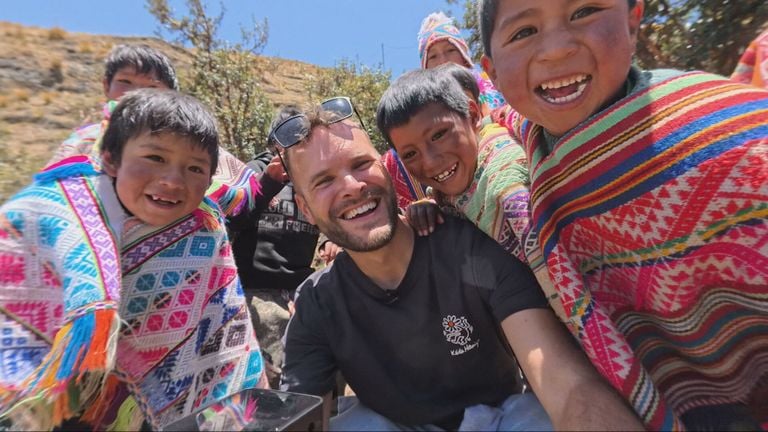 Martijn in Peru (beeld: Vergezocht/Omroep Brabant).