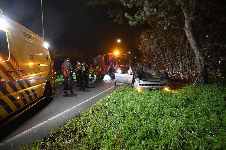 Bij de crash in Breda was geen ander verkeer betrokken (foto: Perry Roovers/SQ Vision).