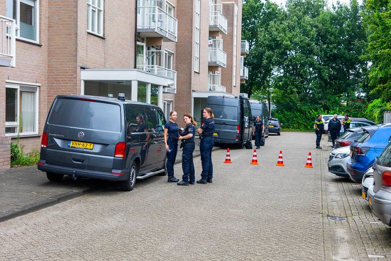 De politie houdt na het eerste onderzoek 'nadrukkelijk rekening' met een misdrijf in Oss (foto: Gabor Heeres/SQ Vision).